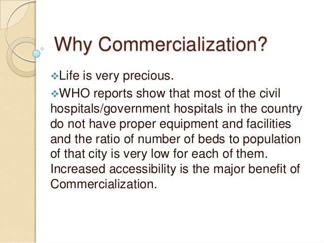 commercializing education essay